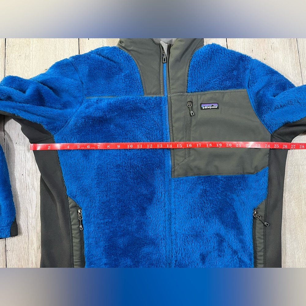 Patagonia Men’s R3 Hi- Loft Jacket Blue/ Gray Size Size XL Polartec Full Zip - Picture 5 of 10